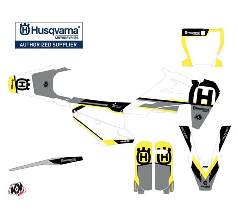 Kit Deco Moto Cross Nova Husqvarna FC 350 Noir