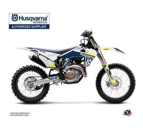 Kit Deco Moto Cross Orbit Husqvarna FC 350 Blanc