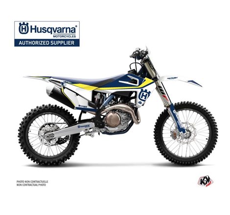 Kit Deco Moto Cross Legend Husqvarna FC 350 Bleu