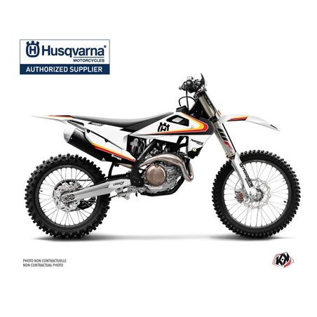 Kit Deco Moto Cross Legacy Husqvarna FC 350 Noir Jaune