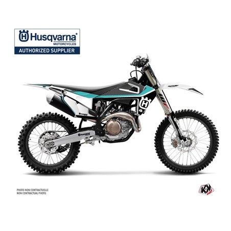 Kit Deco Moto Cross Legend Husqvarna FC 450 Turquoise