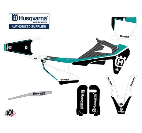 Kit Deco Moto Cross Legend Husqvarna FC 450 Turquoise