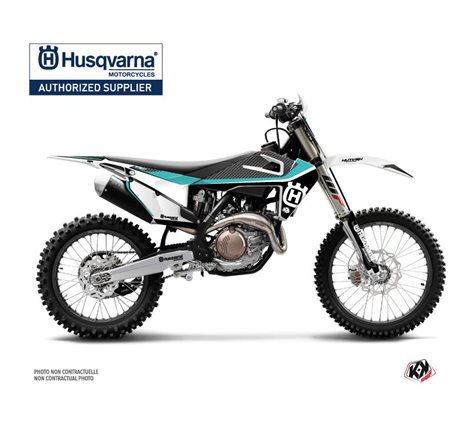 Kit Deco Moto Cross Legend Husqvarna FC 450 Turquoise