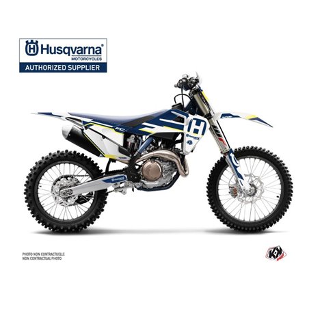 Kit Deco Moto Cross Nova Husqvarna FC 450 Bleu