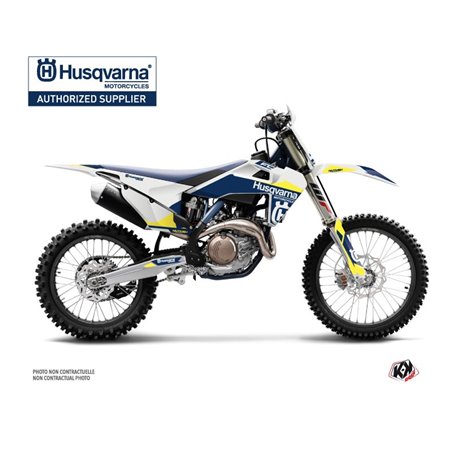 Kit Deco Moto Cross Orbit Husqvarna FC 450 Blanc