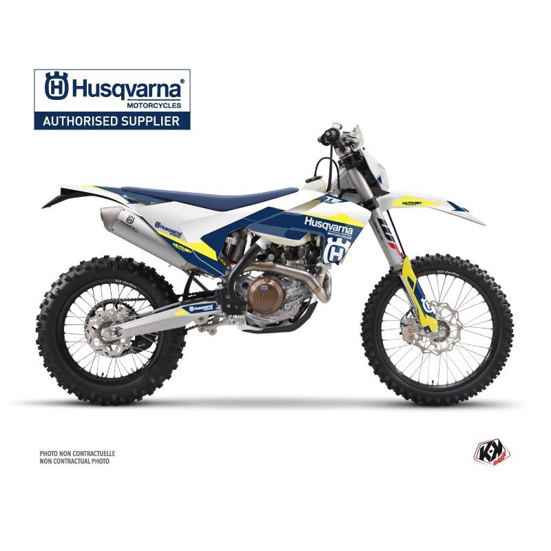 Kit Deco Moto Cross Orbit Husqvarna TC 250 Blanc