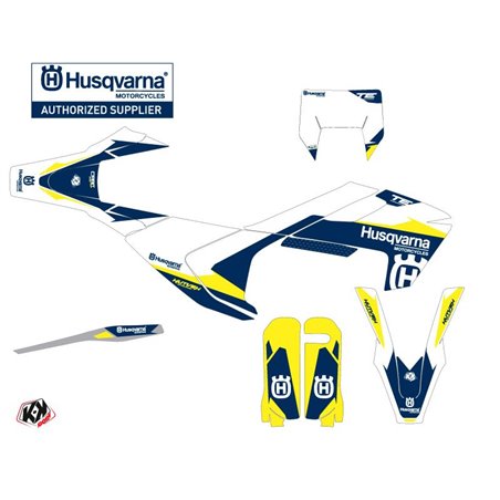 Kit Deco Moto Cross Orbit Husqvarna TC 250 Blanc