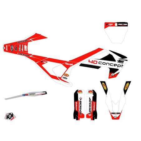 Kit Deco Moto Cross Replica BOS Husqvarna 250 TC