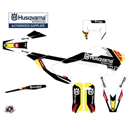 Kit Deco Moto Cross Rocky Husqvarna TC 250 Noir
