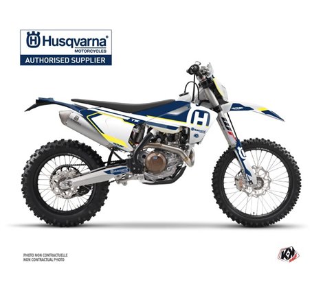 Kit Deco Moto Cross Nova Husqvarna TC 250 Bleu
