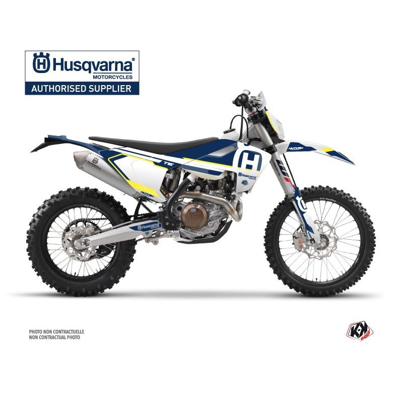 Kit Deco Moto Cross Nova Husqvarna TC 250 Bleu