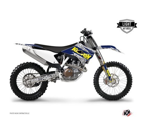 Kit Deco Moto Cross Predator Husqvarna TC 250 Violet Jaune