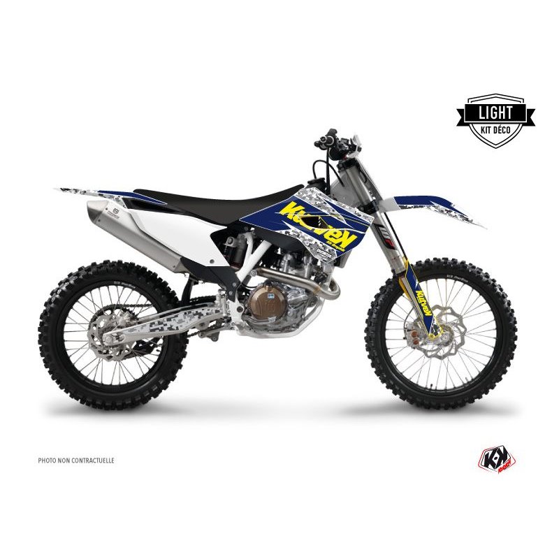 Kit Deco Moto Cross Predator Husqvarna TC 250 Violet Jaune