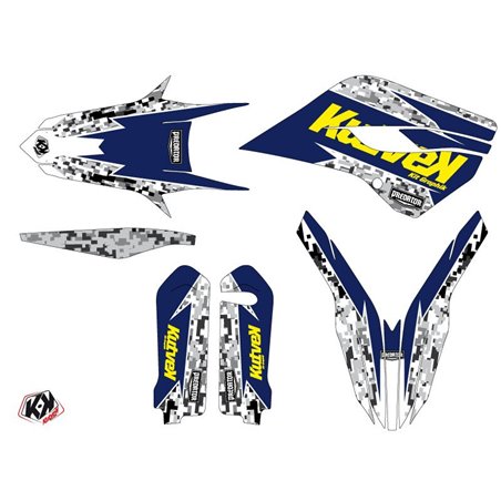Kit Deco Moto Cross Predator Husqvarna TC 250 Violet Jaune