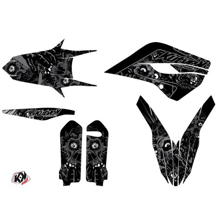 Kit Deco Moto Cross Zombies Dark Husqvarna TC 250 Noir