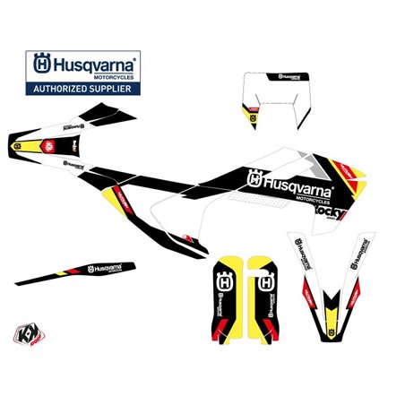 Kit Deco Moto Cross Rocky Husqvarna 300 TE Noir
