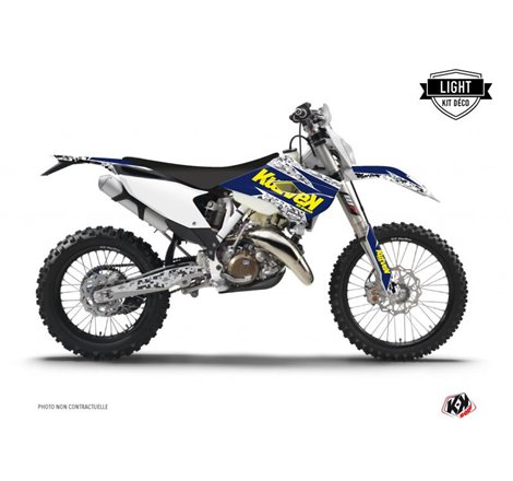 Kit Deco Moto Cross Predator Husqvarna 450 FE Violet Jaune