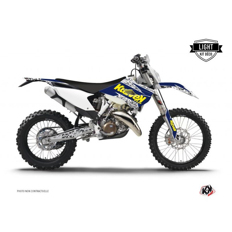 Kit Deco Moto Cross Predator Husqvarna 450 FE Violet Jaune