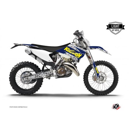 Kit Deco Moto Cross Predator Husqvarna 450 FE Violet Jaune