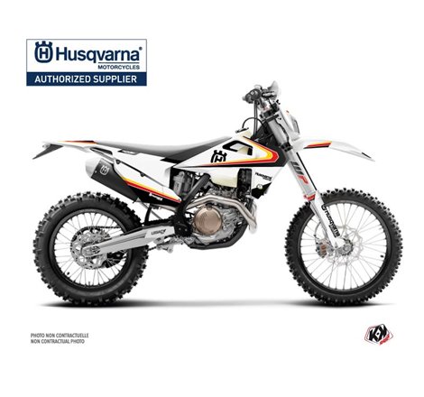 Kit Deco Moto Cross Legacy Husqvarna 501 FE Noir Jaune