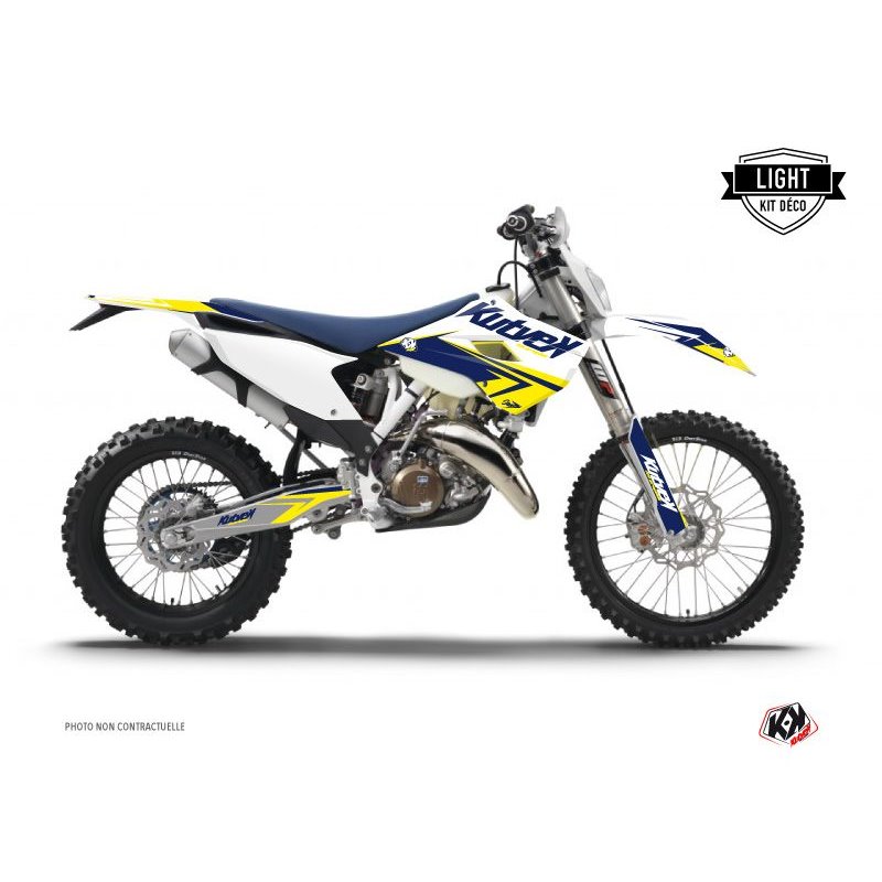 Kit Deco Moto Cross Stage Husqvarna 501 FE Blanc Jaune