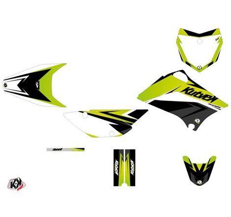 Kit Deco Moto Cross Stage Kawasaki 110 KLX Vert