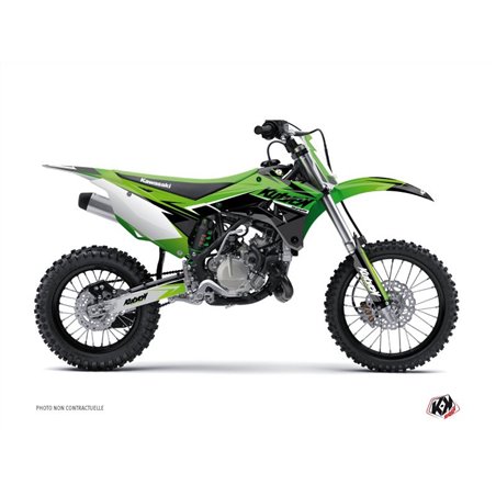 Kit Deco Moto Cross Stage Kawasaki 110 KLX Vert