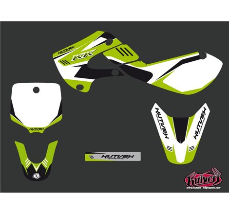 Kit Deco Moto Cross Chrono Kawasaki 65 KX Noir