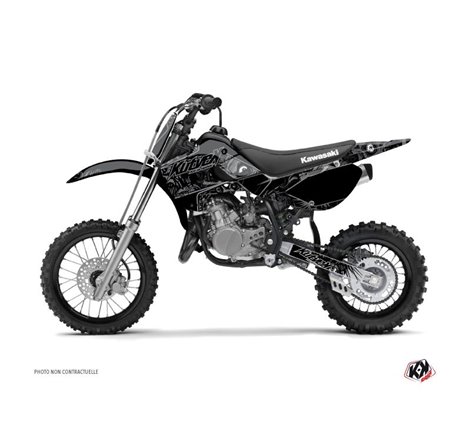 Kit Deco Moto Cross Zombies Dark Kawasaki 65 KX Noir
