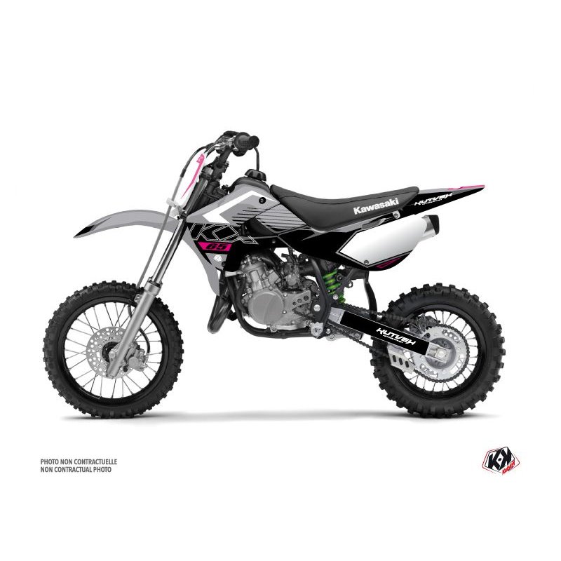 Kit Deco Moto Cross Claw Kawasaki 65 KX Gris