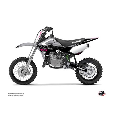 Kit Deco Moto Cross Claw Kawasaki 65 KX Gris