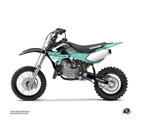 Kit Deco Moto Cross Claw Kawasaki 65 KX Turquoise