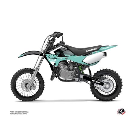 Kit Deco Moto Cross Claw Kawasaki 65 KX Turquoise