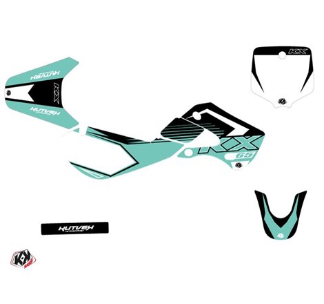 Kit Deco Moto Cross Claw Kawasaki 65 KX Turquoise