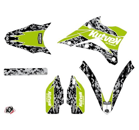 Kit Deco Moto Cross Predator Kawasaki 85 KX Vert
