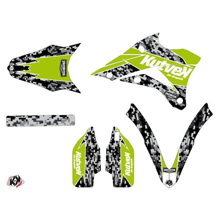 Kit Deco Moto Cross Predator Kawasaki 85 KX Vert