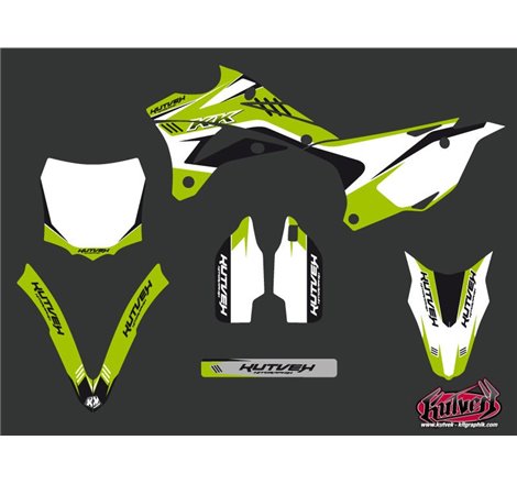 Kit Deco Moto Cross Chrono Kawasaki 85 KX Noir