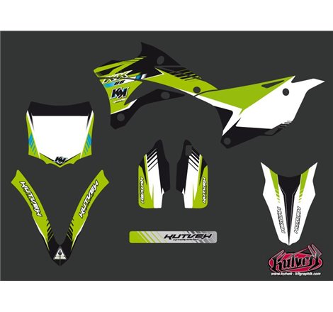 Kit Deco Moto Cross Pulsar Kawasaki 85 KX Noir