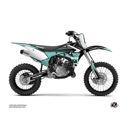 Kit Deco Moto Cross Claw Kawasaki 85 KX Turquoise