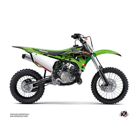 Kit Deco Moto Cross Live Kawasaki 85 KX Vert