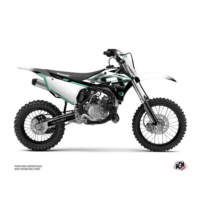 Kit Deco Moto Cross Live Kawasaki 85 KX Turquoise