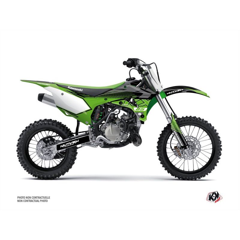 Kit Deco Moto Cross Claw Kawasaki 85 KX Noir