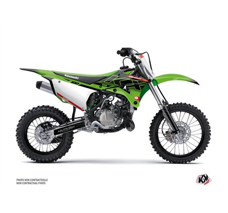 Kit Deco Moto Cross Live Kawasaki 100 KX Vert