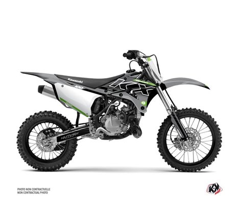 Kit Deco Moto Cross Live Kawasaki 100 KX Gris