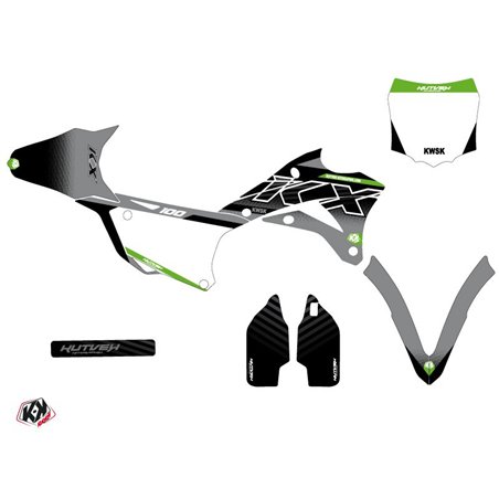 Kit Deco Moto Cross Live Kawasaki 100 KX Gris