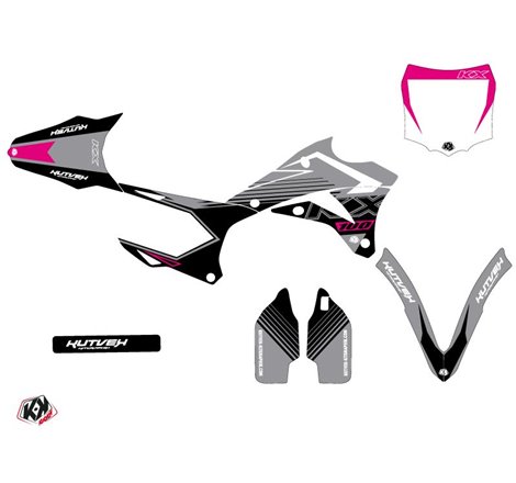 Kit Deco Moto Cross Claw Kawasaki 100 KX Gris