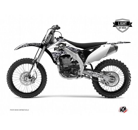 Kit Deco Moto Cross Predator Kawasaki 125 KX Blanc