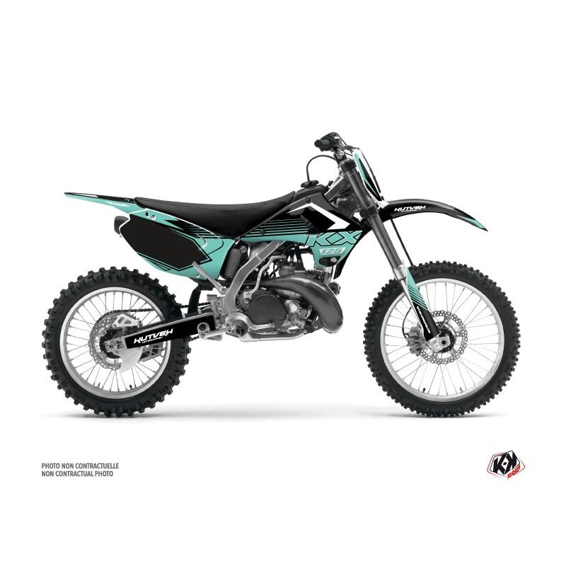 Kit Deco Moto Cross Claw Kawasaki 125 KX Turquoise