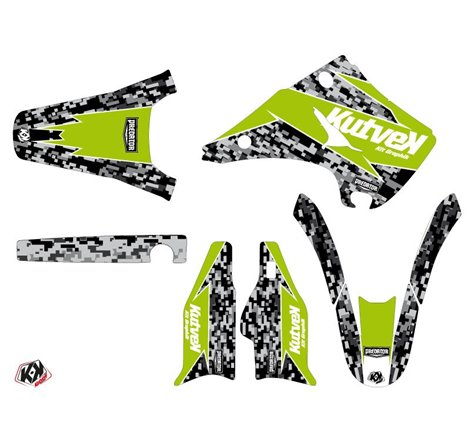 Kit Deco Moto Cross Predator Kawasaki 125 KX Vert