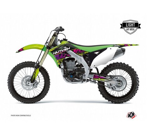 Kit Deco Moto Cross Eraser Kawasaki 125 KX Vert